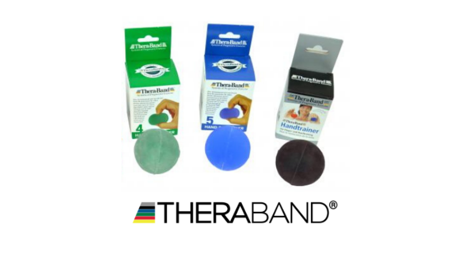 TheraBand HandTrainer kézerősítő gömb - haladó csomag (3 db-os, zöld